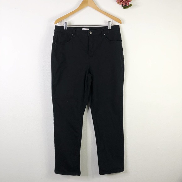 DENIM & CO Straight Slim Leg Jeans - Picture 1 of 7